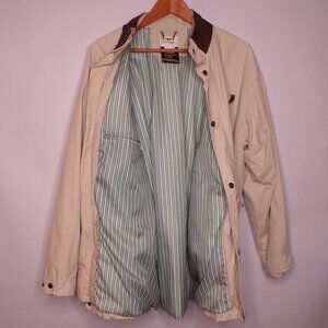 Vintage Men's Walter Hagen Cotton Shell Gore-Tex Lined Golf Rain Jacket. Size L
